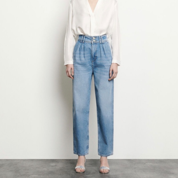 sandro high waisted jeans
